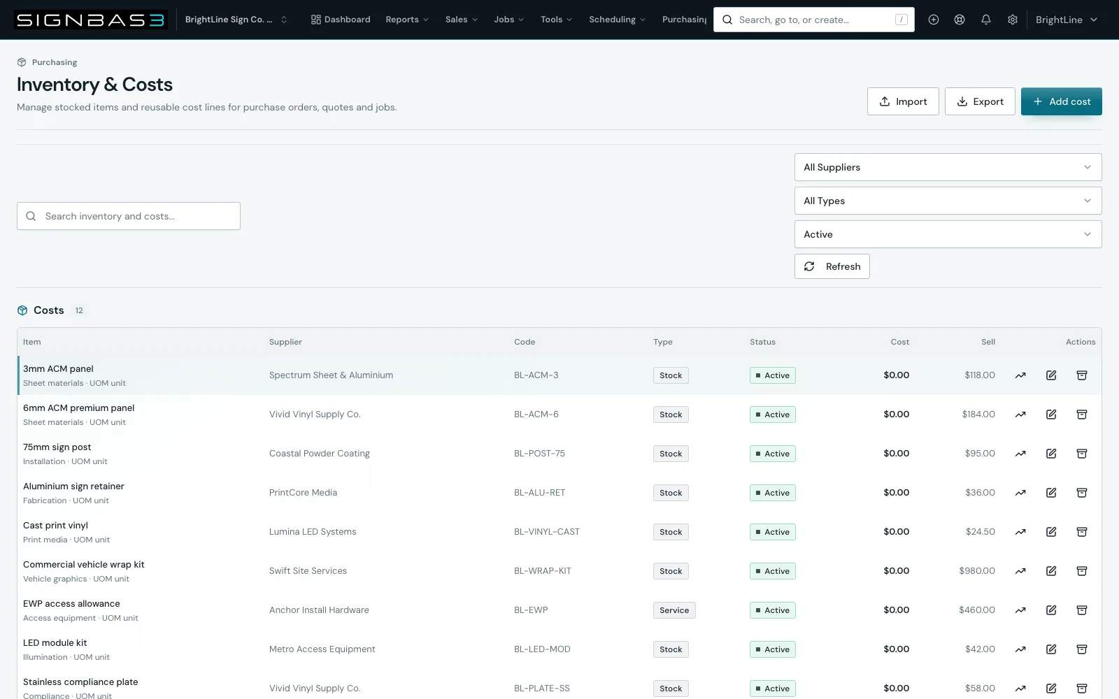 Manage product catalogue walkthrough poster